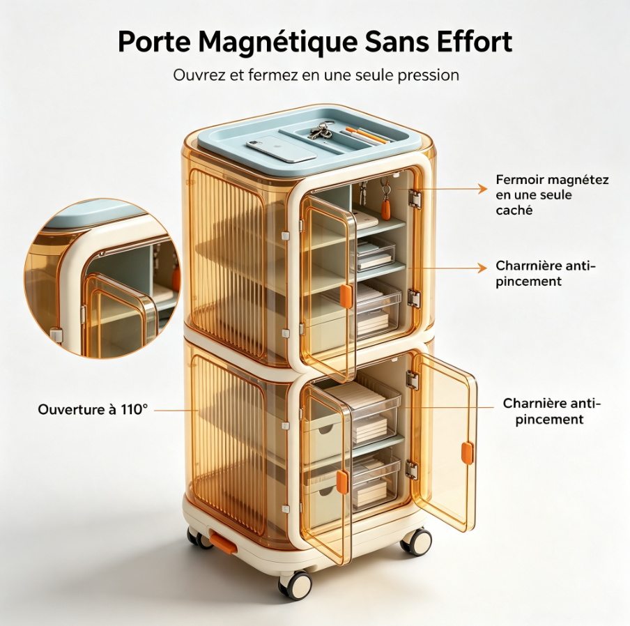Système de rangement innovant : gagnez de la place dans votre dressing sans effort
