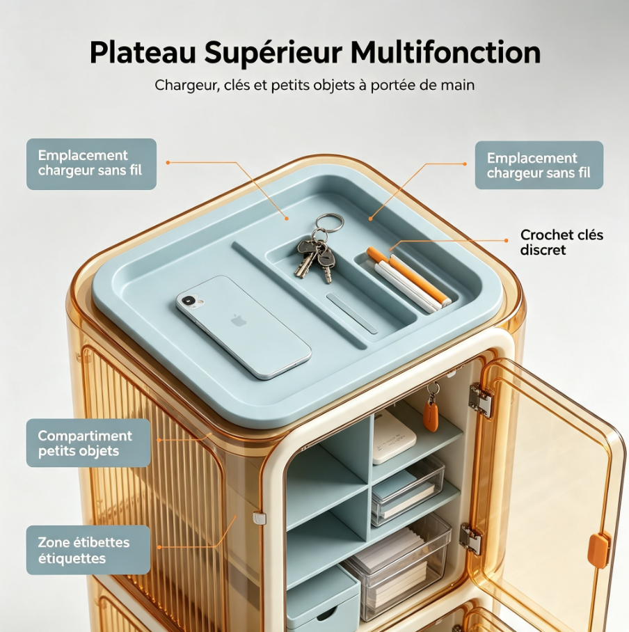 Système de rangement innovant : gagnez de la place dans votre dressing sans effort