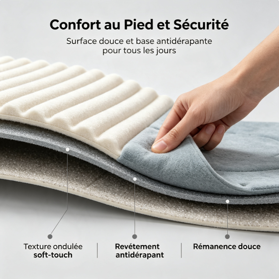 Tapis modulaire magnétique assemblable, tapis de salon démontable lavable, adaptable à toutes les pièces de la maison